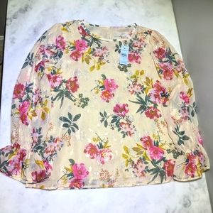 Floral Print Loft Blouse